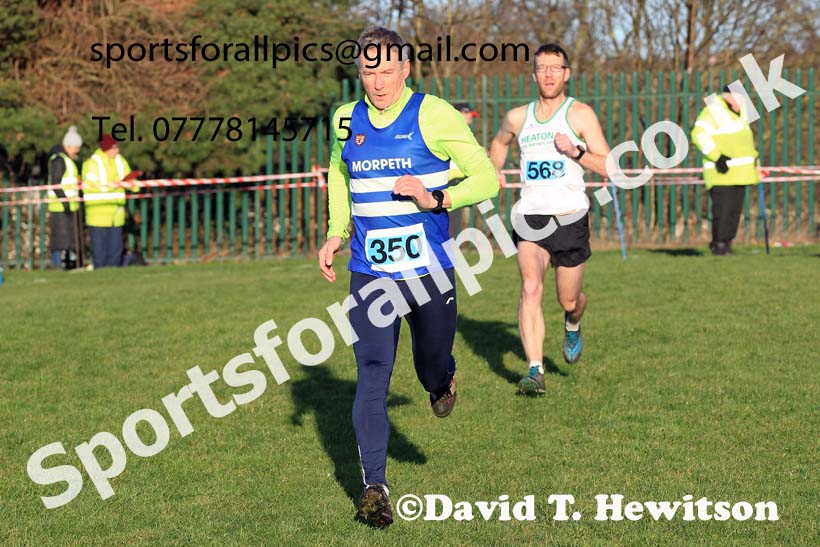 Mens Senior Masters, 2023 Birtley Cross Country Relays, County Durham. Photo: David T. Hewitson/Sports for All Pics